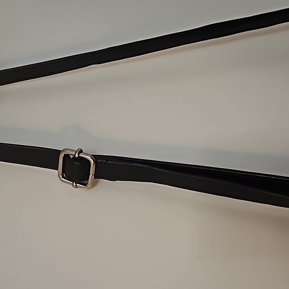 GREAT AMERICAN LEATHER WORKS Black Soft Pebble Leather Western Crossbody Bag - Picture 7 of 15